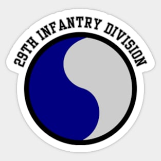 29th Infantry Division - Small Chest Insignia Sticker